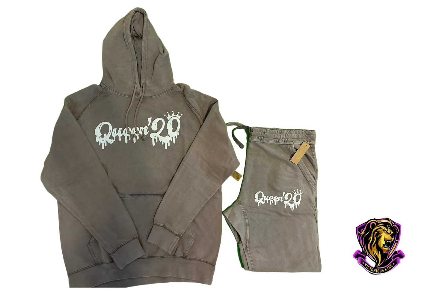 Victorious Queen Grey Queen '20 Jogger Set